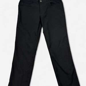 Peter Millar Crown Sport EB66 Pants Mens 34x32 Black Stretch Golf 0223